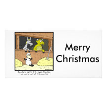 Garçon de batteur : Bande dessinée de Noël Modèle Pour Photocarte