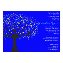Garçon fait sur commande d'invitation de baptême d