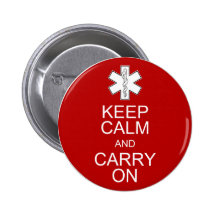 Gardez le calme et continuez - le SME Pin's Avec Agrafe