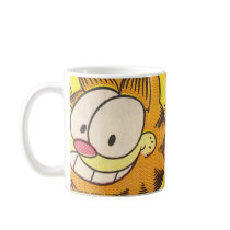 Garfield-Grinsen, Becher