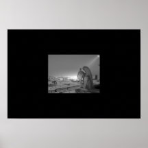 Gargouilles de Paris Notre Dame Affiche