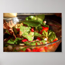 Garten-Salat Plakat