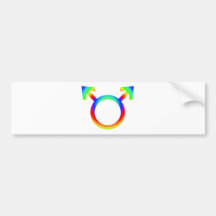 gay pride 2become1 autocollant pour voiture