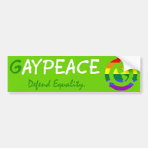 Gaypeace Auto Sticker