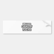 Geboren, ein Chemie-Lehrer zu sein Autosticker