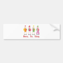 Geboren zu kaufen autosticker