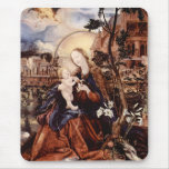 GEBURT CHRISTI MIT WEISSEM LILLES - MAGIE VON WEIH MOUSEPAD