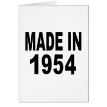 Geburtstag 1954 grußkarten