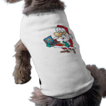 geeky Technologie savvy Sankt mit einem Laptop-Car Hundetshirts