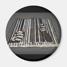 GEFÄNGNIS-GEFÄNGNIS-BAR-CODE MAGNETE