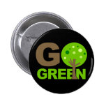 Gehen Baum recyceln grüner Button
