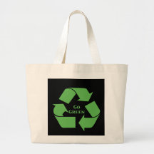 Gehen Grün recyceln Symbol-Geschenke Taschen
