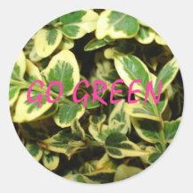 GEHEN GRÜN STICKERS