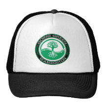 Gehender grüner Baum Washington Cap