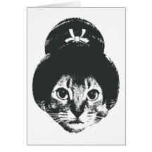 Geisha cat カード