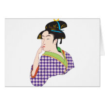 Geisha Grußkarten