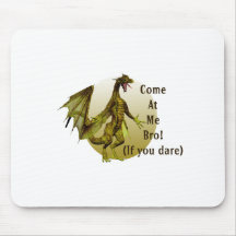 gekommen an mir orange w Oval bro Drachen Mauspad
