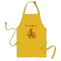 Gelbe Bananen-Schürze