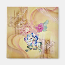 Gelbe Blumen der Erschütterung Magnets