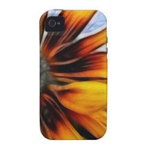 Gelbe Gänseblümchen-Herbst-Sonnenblume-Blumen-Kuns iPhone 4/4S Hüllen