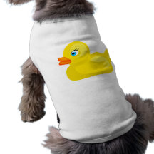 Gelbe Gummiente Hunde Shirt