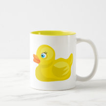 Gelbe Gummiente Tee Tasse
