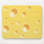 Gelbe Schweizer Käse-Beschaffenheit Mousepads