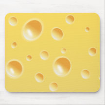 Gelbe Schweizer Käse-Beschaffenheit Mousepads