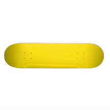 Gelbes kundengerechtes personalisierte skateboarddecks