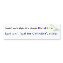 Geliehen nicht gerade für Katholische bumpersticke Autosticker