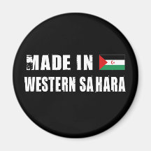Gemacht in Westsahara Kühlschrankmagnet