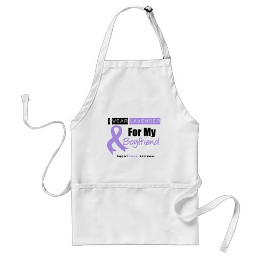 General Cancer I Wear Lavender für meinen Freund Schürzen