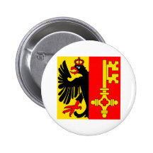 Genf-Flagge Anstecknadelbuttons