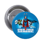 Gerechtigkeits-Liga-Power-Trio buttons