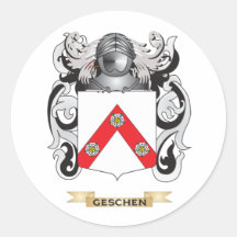Geschen Wappen (Familienwappen) Aufkleber