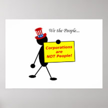 Gesellschaften sind NICHT Leute Plakatdrucke