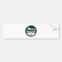 Gesicht Brillenträger Brille face eyeglasses Autoaufkleber