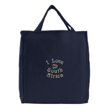 Gestickte Tasche Liebe I Südafrikas Kuss