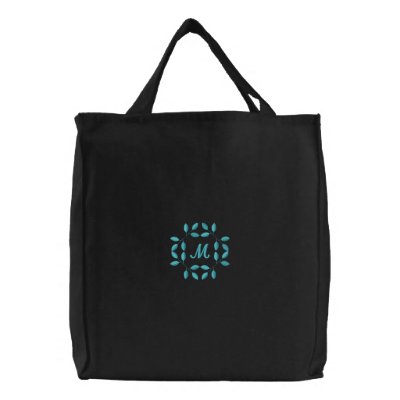 Gestickte Taschenblumentasche des personalisierten