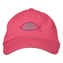Gestickter Hut Jesuss Fische Bestickte Kappe