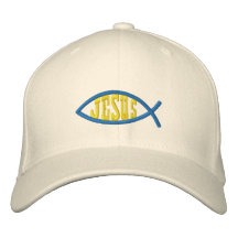 Gestickter Hut Jesuss Fische Bestickte Kappe