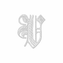 Gesticktes Hemd des Buchstabe-V extravagantes Mono Besticktes Polohemd