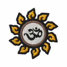 Gesticktes Hemd Yoga-OM Symbol