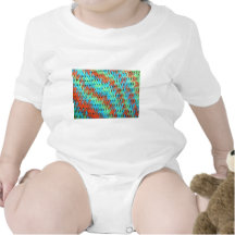 Gestricktes Garn in den hellen Farben T-shirt