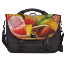 Gesundes veganes Frühstück Laptop Taschen