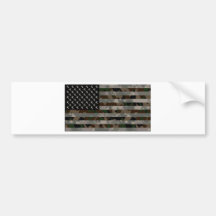 Getarnte amerikanische Flagge Auto Sticker