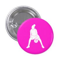 Getröpfel-Silhouette-Knopf-Rosa Buttons
