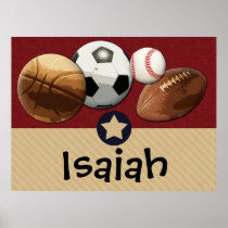 Gewohnheit scherzt All-Star- Sport-Wand-Kunst-Name