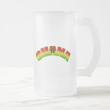 Ghana-Flagge Schwarzes spielt Logomeistergeschenke Kaffee Tasse