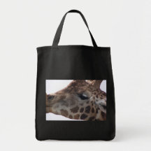 Giraffe Leinentasche